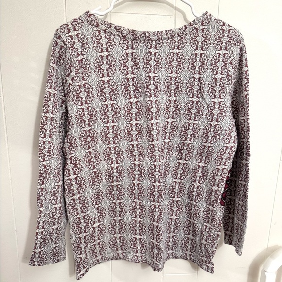 Sundance Neva Tapestry Beaded Top Red White Geometric Women Medium Casual Art - Picture 3 of 7